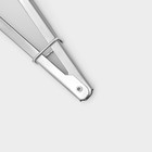 Щипцы кухонные Доляна «Лист», h=17.5 см, серебристые - Фото 4