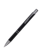 Ручка под логотип Calligrata, шариковая, автоматическая, синий стержень, узел 0.7 мм, корпус чёрный - Фото 5