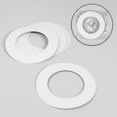 Защитные кольца для воскоплава, 10шт, d=15,5см, цвет белый