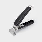 Чапельник Доляна «Повар», 17×3 см, нержавеющая сталь, чёрный - Фото 3