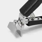 Чапельник Доляна «Повар», 17×3 см, нержавеющая сталь, чёрный - Фото 4