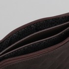 Сумка женская, отдел на молнии, наружный карман, длинный ремень, цвет коричневый - Фото 5