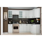 Кухонный гарнитур "Белла", угловой левый, 2600 х 600 мм, цвет белый - Фото 1