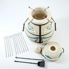 Тандыр «Сармат Дастархан» h=113 см, d=68, 167 кг, 12 шампуров, кочерга, совок, керамика - Фото 4