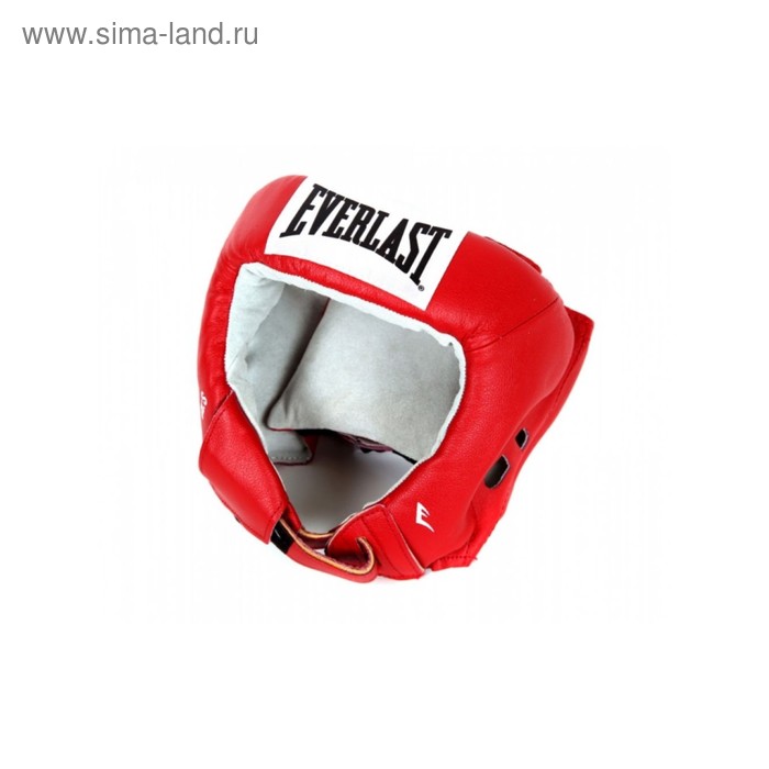 Шлем полуоткрытый, для бокса USA Boxing, размер L красный - Фото 1