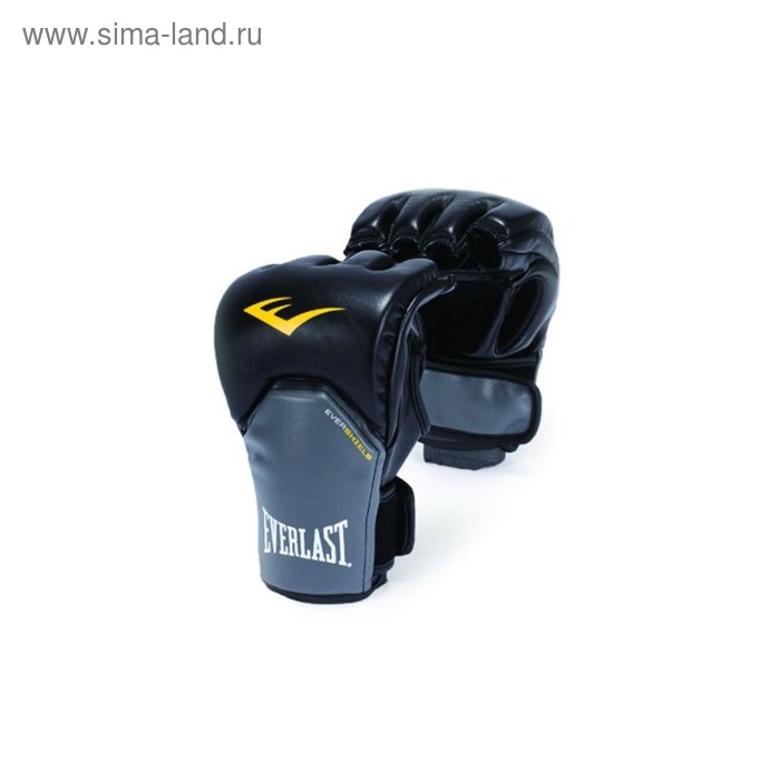 Перчатки Competition Style MMA LXL черный/серый - Фото 1