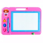 Доска магнитная с цветной крошкой, 3 штампика в комплекте, МИКС - Фото 5