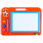 Доска магнитная с цветной крошкой, 3 штампика в комплекте, МИКС - Фото 6