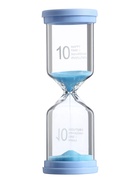 Песочные часы Happy time, на 10 минут, 4 х 11 см, голубые 2996835 - фото 16957294