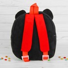 Мягкий рюкзак «Панда», с красной бабочкой - Фото 3