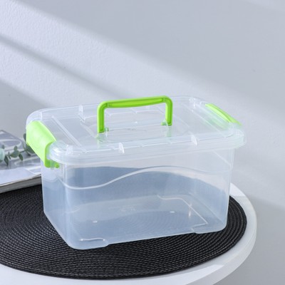 Контейнер для хранения пластиковый с крышкой «Дипломат», 25×17.5×13 см, МИКС