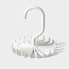 Вешалка для ремней, 11×11×10 см, 20 крючков, МИКС - Фото 1