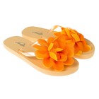 Пантолеты женские пляжные, цвет оранжевый, размер 35 - Фото 2
