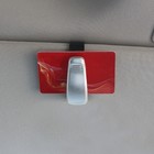 Держатель очков, зажим, пластик, хром - Фото 2