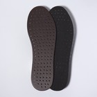 Стельки для обуви, универсальные, дышащие, 35-46 р-р, пара, цвет тёмно-коричневый - Фото 2