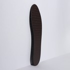 Стельки для обуви, универсальные, дышащие, 35-46 р-р, пара, цвет тёмно-коричневый - Фото 3