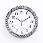 Часы настенные "Плетёнка", d-26 см, циферблат 21 см, дискретный ход - фото 3741701