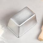 Форма для выпечки хлеба "Бородинская", 17х12х9 см, литой алюминий - Фото 3