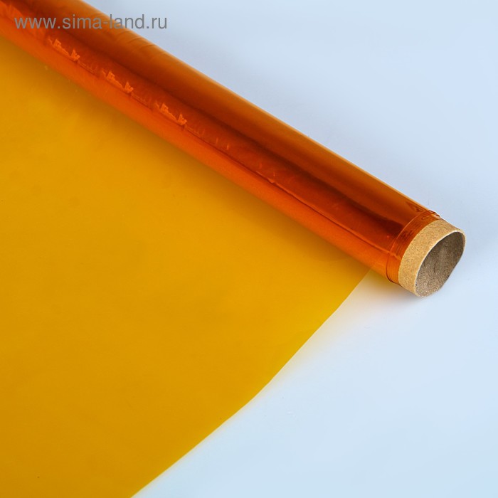 Бумага-пленка прозрачная, (целлюлоза 100%), 0.5 х 2.0 м, Sadipal 30г/м² жёлтый - Фото 1