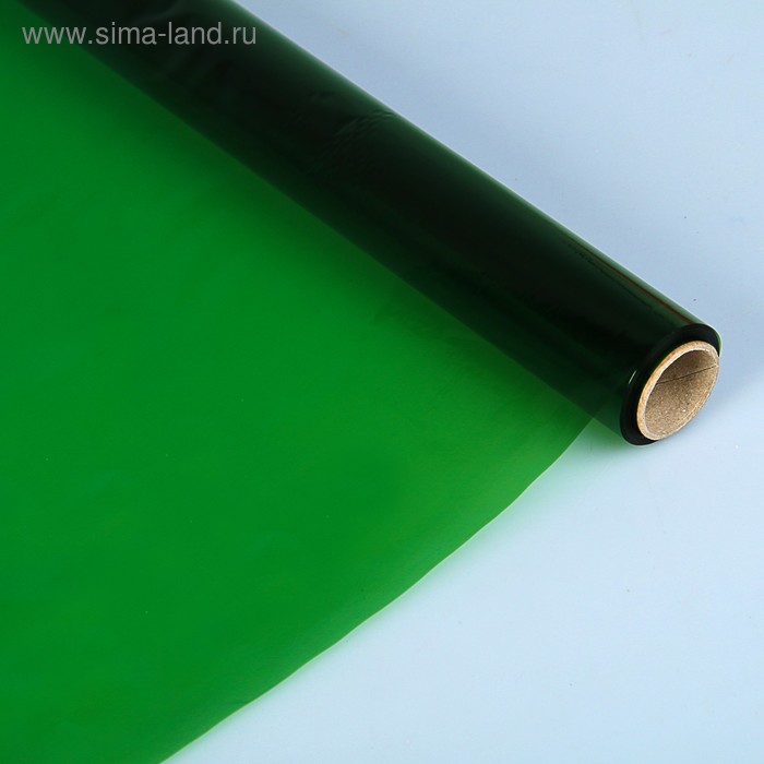 Бумага-пленка прозрачная, (целлюлоза 100%), 0.5 х 16.25 м, Sadipal, 25 листов в рулоне, 30 г/м² (с перфорацией, 1 лист 0.5 х 0.65 м), зелёная - Фото 1