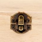 Шкатулка дерево простая прямоугольная 11х7х5 см - Фото 3