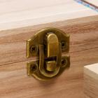 Шкатулка простая со вставками орнамента 14х10х7,5, 11х7х5,5 см (набор 2 шт) - Фото 3