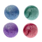 Мяч каучуковый «Цветной», 4,3 см, цвета МИКС - Фото 2