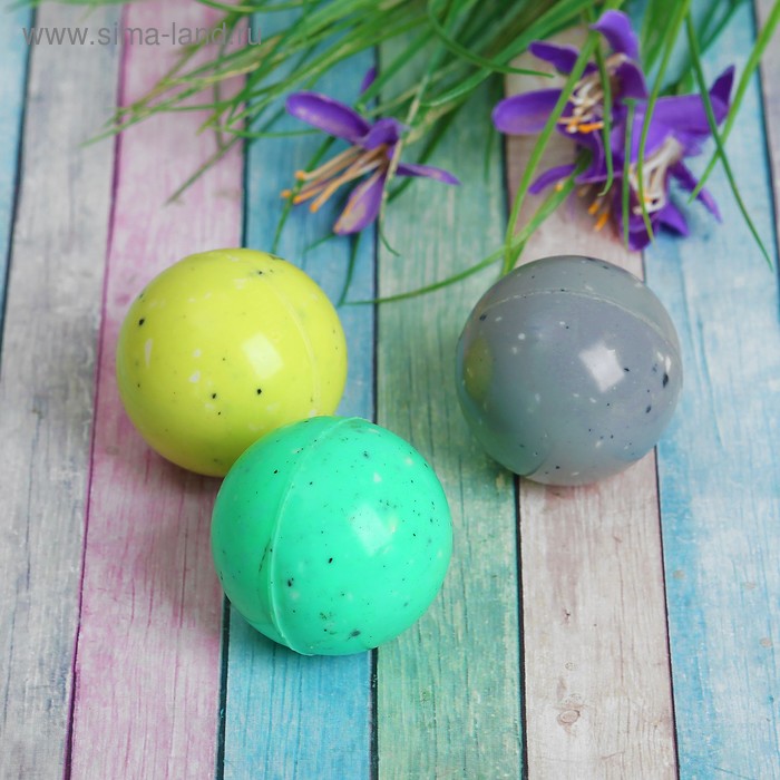 Мяч каучуковый «Крапинки», 4,1 см, цвета МИКС - Фото 1