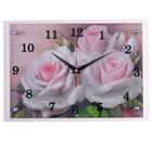 Часы настенные, серия: Цветы, "Розы", 25х35 см - фото 8673035
