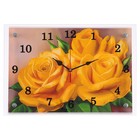 Часы настенные, серия: Цветы, "Розы", 25х35  см - Фото 1