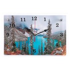 Часы-картина настенные, интерьерные "Горное озеро", бесшумные, 30 х 20 см - фото 12256710
