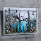 Часы настенные, серия: Природа, "Горное озеро", 20х30 см - фото 8386427