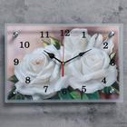 Часы настенные, серия: Цветы, "Розы", 20х30 см - фото 8673065
