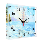 Часы настенные, серия: Море, "Корабль", 30х40 см - фото 8386462