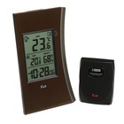 Термометр Ea2 ED602 Edge, влажность, радио-датчик, коричневый - Фото 1
