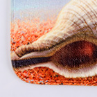 Набор ковриков для ванной и туалета Доляна «Пляж с ракушками», 2 шт: 40×50 см, 50×80 см - фото 209964