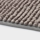 Коврик для дома Доляна «Букли», 40×60 см, серый - Фото 4