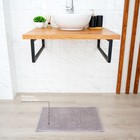 Коврик для ванной Доляна «Букли», 40×60 см, цвет серый - Фото 7