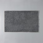 Коврик для ванной Доляна «Букли длинные», 49×75,5 см, цвет серый - Фото 3