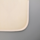 Коврики для ванной и туалета Доляна «Ромбы», 3 шт.: 37×45, 37×45, 45×75 см - Фото 4