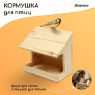 Кормушка для птиц «Тент», 26 × 15 × 25 см, Greengo - фото 11603956