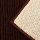 Коврик для дома Доляна «Букли», 40×60 см, коричневый - Фото 4