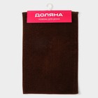 Коврик для дома Доляна «Букли», 40×60 см, коричневый - Фото 5