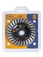 Чашка алмазная зачистная ТУНДРА ПРОФИ, повышенный ресурс, TURBO, 125 мм - Фото 1