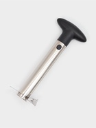 Нож фигурный для ананаса/нарезки фруктов, 9×25 см, чёрный - Фото 2