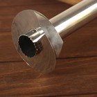 Нож фигурный для ананаса/нарезки фруктов, 9×25 см, чёрный - Фото 3