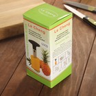 Нож фигурный для ананаса/нарезки фруктов, 9×25 см, чёрный - Фото 5