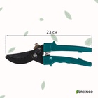 Секатор плоскостной, 9" (23 см), с пластиковыми ручками, МИКС - Фото 6