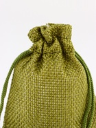 Мешочек подарочный из холщи, зелёный, 7 х 9 см (10 шт) - фото 809209168