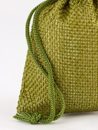 Мешочек подарочный из холщи, зелёный, 7 х 9 см (10 шт) - фото 809209169